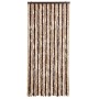 Cortina mosquitera beige y marrón claro chenilla 90x200 cm de , Mosquiteras para ventanas - Ref: Foro24-315121, Precio: 53,87...