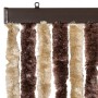 Cortina mosquitera beige y marrón claro chenilla 90x200 cm de , Mosquiteras para ventanas - Ref: Foro24-315121, Precio: 53,87...