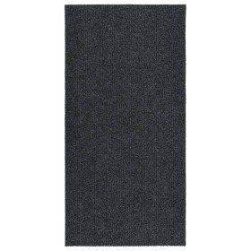 Alfombra de pasillo atrapa suciedad 100x200 cm gris antracita en Alfombras | Comprar online en Foru.es