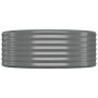 Jardinera arriate acero recubrimiento polvo gris 100x100x36 cm de , Maceteros y jardineras - Ref: Foro24-318984, Precio: 36,9...