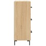 Aparador madera contrachapada color roble Sonoma 34,5x34x90 cm de , Aparadores - Ref: Foro24-828607, Precio: 75,82 €, Descuen...