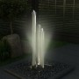Fuente de jardín de acero inoxidable plateado 48x34x123 cm de , Fuentes y cascadas - Ref: Foro24-48091, Precio: 430,07 €, Des...