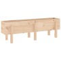Arriate elevado de jardín madera maciza de pino 121x30x38 cm de , Maceteros y jardineras - Ref: Foro24-825198, Precio: 65,32 ...