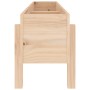 Arriate elevado de jardín madera maciza de pino 121x30x38 cm de , Maceteros y jardineras - Ref: Foro24-825198, Precio: 65,32 ...