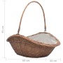 Cesta para leña con asa sauce natural 60x44x55 cm de , Bolsas y soportes de leña - Ref: Foro24-286988, Precio: 61,65 €, Descu...