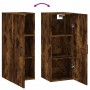 Armario de pared roble ahumado 34,5x34x90 cm de , Aparadores - Ref: Foro24-828865, Precio: 48,69 €, Descuento: %