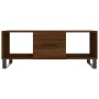 Mesa de centro madera contrachapada roble marrón 102x50x40 cm de , Mesas de centro - Ref: Foro24-829331, Precio: 56,71 €, Des...
