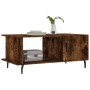 Mesa de centro madera contrachapada roble ahumado 90x50x40 cm de , Mesas de centro - Ref: Foro24-829505, Precio: 61,29 €, Des...