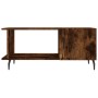 Mesa de centro madera contrachapada roble ahumado 90x50x40 cm de , Mesas de centro - Ref: Foro24-829505, Precio: 61,29 €, Des...