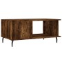 Mesa de centro madera contrachapada roble ahumado 90x50x40 cm de , Mesas de centro - Ref: Foro24-829505, Precio: 61,29 €, Des...