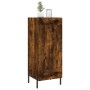 Aparador madera de ingeniería roble ahumado 34,5x34x90 cm de , Aparadores - Ref: Foro24-830457, Precio: 63,42 €, Descuento: %