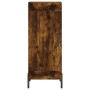 Aparador madera de ingeniería roble ahumado 34,5x34x90 cm de , Aparadores - Ref: Foro24-830457, Precio: 63,42 €, Descuento: %