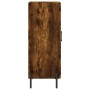 Aparador madera de ingeniería roble ahumado 34,5x34x90 cm de , Aparadores - Ref: Foro24-830457, Precio: 63,42 €, Descuento: %