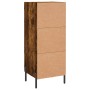 Aparador madera de ingeniería roble ahumado 34,5x34x90 cm de , Aparadores - Ref: Foro24-830457, Precio: 63,42 €, Descuento: %
