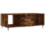 Mesa de centro madera contrachapada roble ahumado 102x50x40 cm de , Mesas de centro - Ref: Foro24-829281, Precio: 49,92 €, De...