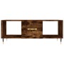 Mesa de centro madera contrachapada roble ahumado 102x50x40 cm de , Mesas de centro - Ref: Foro24-829281, Precio: 49,92 €, De...