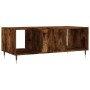 Mesa de centro madera contrachapada roble ahumado 102x50x40 cm de , Mesas de centro - Ref: Foro24-829281, Precio: 49,92 €, De...