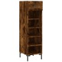Zapatero madera de ingeniería roble ahumado 30x35x105 cm de , Armarios y almacenamiento - Ref: Foro24-829681, Precio: 59,14 €...