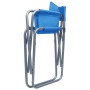 Sillas de director 2 unidades acero azul de , Sillas de jardín - Ref: Foro24-47917, Precio: 104,16 €, Descuento: %