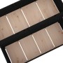 Jardinera de madera de pino maciza negra 110x84x75 cm de , Maceteros y jardineras - Ref: Foro24-822266, Precio: 158,32 €, Des...