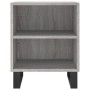 Mesita de noche madera de ingeniería gris Sonoma 40x30x50 cm de , Mesitas de noche - Ref: Foro24-826808, Precio: 38,31 €, Des...