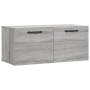 Armario de pared madera de ingeniería gris Sonoma 80x36,5x35 cm de , Taquillas y armarios de almacenamiento - Ref: Foro24-830...