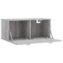 Armario de pared madera de ingeniería gris Sonoma 80x36,5x35 cm de , Taquillas y armarios de almacenamiento - Ref: Foro24-830...