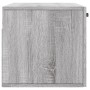 Armario de pared madera de ingeniería gris Sonoma 80x36,5x35 cm de , Taquillas y armarios de almacenamiento - Ref: Foro24-830...