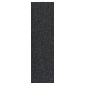 Alfombra de pasillo atrapa suciedad 100x350 cm gris antracita en Alfombras | Comprar online en Foru.es