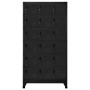Taquilla de acero negro 90x40x180 cm de , Taquillas y armarios de almacenamiento - Ref: Foro24-339830, Precio: 349,22 €, Desc...