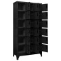 Taquilla de acero negro 90x40x180 cm de , Taquillas y armarios de almacenamiento - Ref: Foro24-339830, Precio: 349,22 €, Desc...