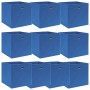Cajas de almacenaje 10 uds tela azul 32x32x32 cm de , Cestas para almacenaje - Ref: Foro24-288339, Precio: 48,56 €, Descuento: %