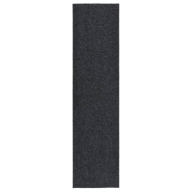 Alfombra de pasillo atrapa suciedad 100x400 cm gris antracita en Alfombras | Comprar online en Foru.es