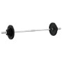 Juego de barra con discos 30 kg hierro fundido de , Peso libre - Ref: Foro24-93627, Precio: 127,16 €, Descuento: %