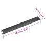Rampa protectora de cables de suelo 2 uds negro 98,5 cm de , Señales de carretera y tráfico - Ref: Foro24-153107, Precio: 28,...