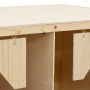 Ponedero para gallinas 3 compartimentos madera pino 72x33x38 cm de , Incubadoras de huevos - Ref: Foro24-170654, Precio: 82,4...
