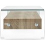 Mesa de centro de vidrio templado transparente 98x45x31 cm de , Mesas de centro - Ref: Foro24-284747, Precio: 238,58 €, Descu...