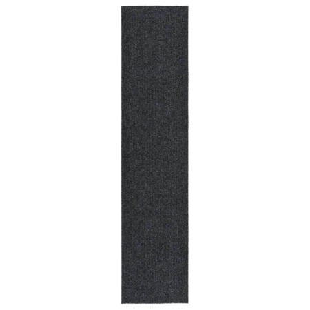 Alfombra de pasillo atrapa suciedad 100x450 cm gris antracita en Alfombras | Comprar online en Foru.es