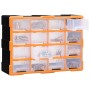 Organizador multicajones con 16 cajones medianos 52x16x37 cm de , Cajas de herramientas - Ref: Foro24-149601, Precio: 59,62 €...