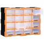 Organizador multicajones con 16 cajones medianos 52x16x37 cm de , Cajas de herramientas - Ref: Foro24-149601, Precio: 59,62 €...