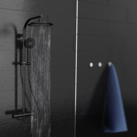 SCHÜTTE Juego de ducha fija MADURA FRESH negro mate de , Cabezales de ducha - Ref: Foro24-429383, Precio: 213,17 €, Descuento: %