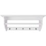 Perchero estilo barroco MDF blanco de , Percheros para sombreros y abrigos - Ref: Foro24-242644, Precio: 46,38 €, Descuento: %