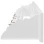 Perchero estilo barroco MDF blanco de , Percheros para sombreros y abrigos - Ref: Foro24-242644, Precio: 46,38 €, Descuento: %