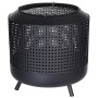 ProGarden Brasero con parrilla negro 50x51 cm de , Chimeneas - Ref: Foro24-436291, Precio: 142,01 €, Descuento: %