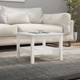 Mesa de centro de madera maciza de pino blanco 55x55x40 cm de , Mesas de centro - Ref: Foro24-814270, Precio: 69,14 €, Descue...