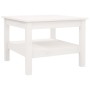Mesa de centro de madera maciza de pino blanco 55x55x40 cm de , Mesas de centro - Ref: Foro24-814270, Precio: 69,14 €, Descue...