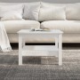 Mesa de centro de madera maciza de pino blanco 55x55x40 cm de , Mesas de centro - Ref: Foro24-814270, Precio: 69,14 €, Descue...