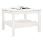 Mesa de centro de madera maciza de pino blanco 55x55x40 cm de , Mesas de centro - Ref: Foro24-814270, Precio: 69,14 €, Descue...