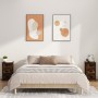 Mesita de noche madera contrachapada roble ahumado 39x39x67 cm de , Mesitas de noche - Ref: Foro24-816165, Precio: 60,35 €, D...