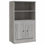 Aparador de madera contrachapada gris Sonoma 60x35,5x103,5 cm de , Aparadores - Ref: Foro24-816318, Precio: 90,53 €, Descuent...